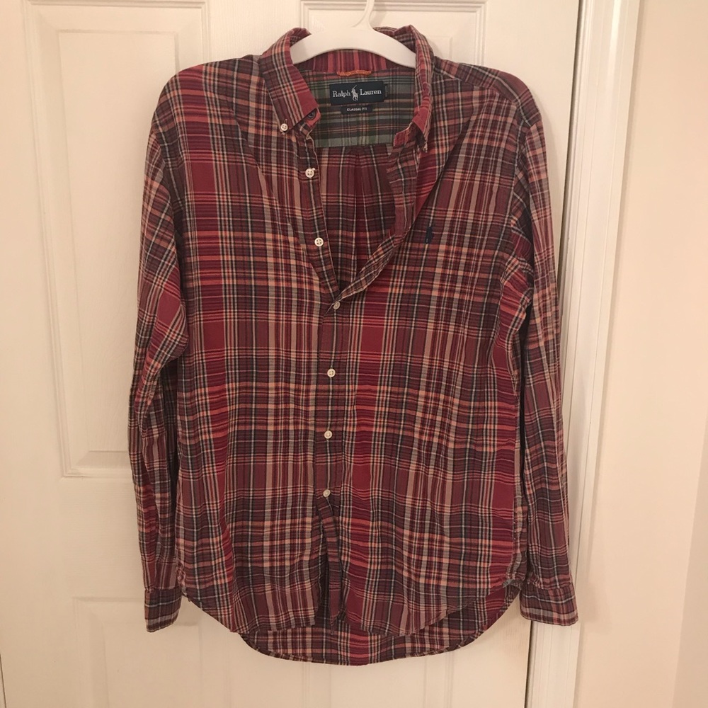 Men’s button down polo